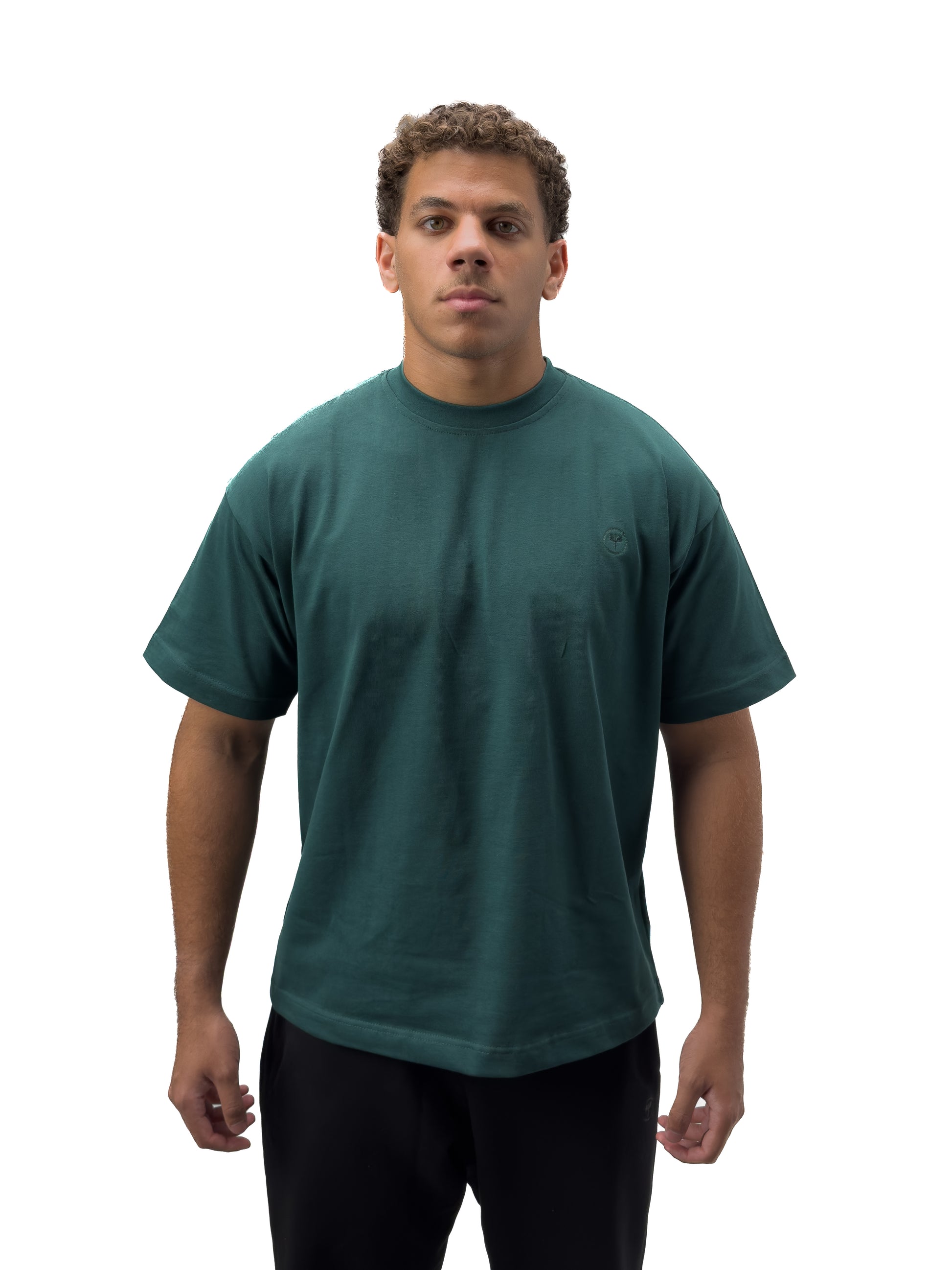 The Core Essence Solid Tee - Deep Green