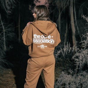 Brown Core Association Zip-Up