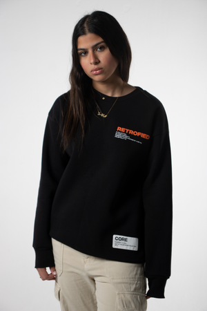 Retrofied Crewneck - Black