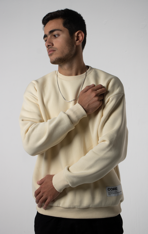 Retrofied Crewneck - Cream