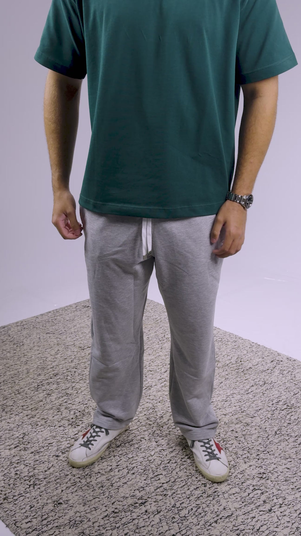 Solid Sweatpants - Heather Gray
